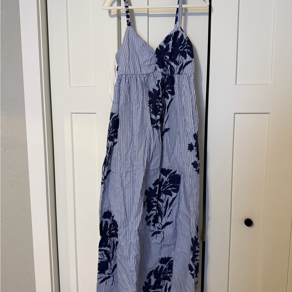Abercrombie & Fitch Navy Floral Maxi Dress - Picture 11 of 13